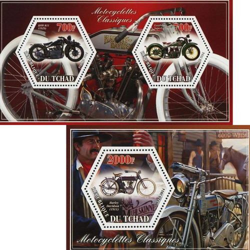 Classic motorcycle bmw stamp - classic,