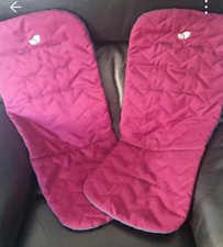 Joie Double Stroller Seat Liners X2 Pink and Blue Reversible