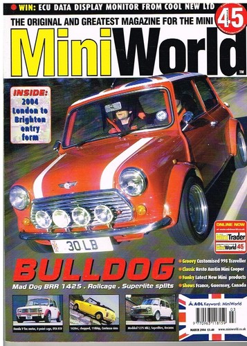 Mini world magazine with - world, (with