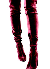 ZARA OVER THE KNEE BOOTS PULL