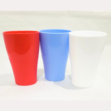 3Pcs BT Plastic Reusable Cup Unbreakable Kids Picnic Party Mug 330ml Tumblers UK