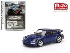 PORSCHE RUF CTR Anniversary - MiJO Exclusives - dark blue - Mini GT 1:64