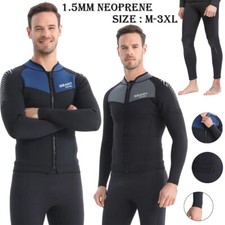 Men 5mm neoprene tops - men's,