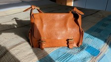 Mulberry Vintage Effie Satchel in Ginger Darwin Leather
