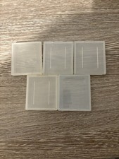 5 Original Gameboy Games Plus 5 Spare Gameboy Game Cases All Working
