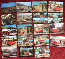 19 Postcards Royal Mail Postbus Transport. Post Bus. Unused Job Lot