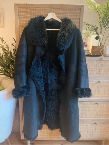 Joseph black suede fur inside - black,