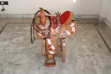 Western Leather  Barrel Horse