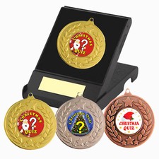 Christmas Quiz Medal in Box