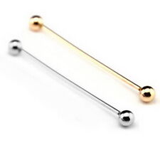 Mens Collar Bar Neck Tie Shirt Pin Tie 5.5cm Silver Gold Clip Clasp Boys Gift UK