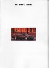 BMW 7 Series 48 page brochure (730i SE , 730i, 740i, 750i, 750iL) - 1992 - MINT