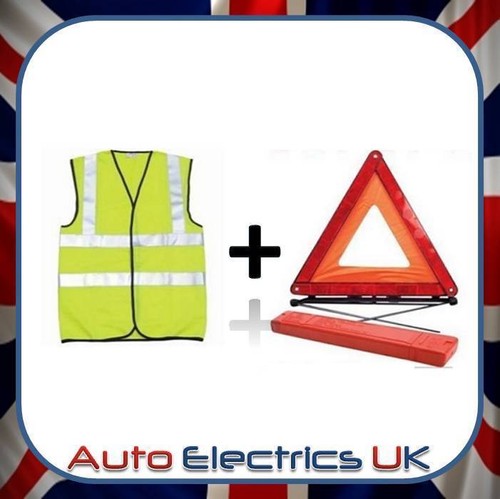 Car warning triangle high - car,