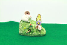 Artist Signed BASIL MATTHEWS Field Mice Figurine Hand Made Pottery 1970's *  *