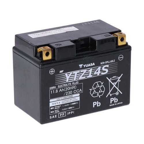 Yuasa agm battery - yuasa, ytz14s
