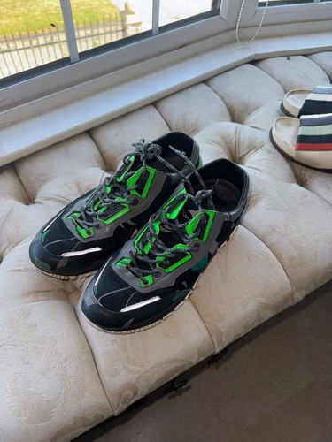 Lanvin grey runner trainers - grey,