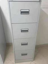 Silverline Kontrax 4 Drawer Filing Cabinet- comes with key