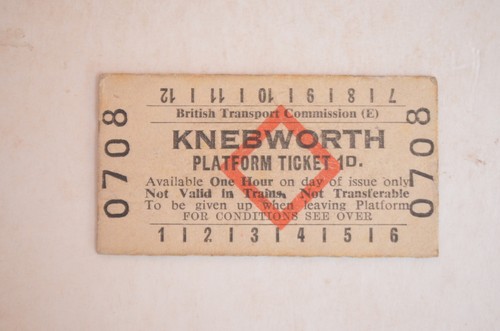 Railway platform ticket btc - railway,