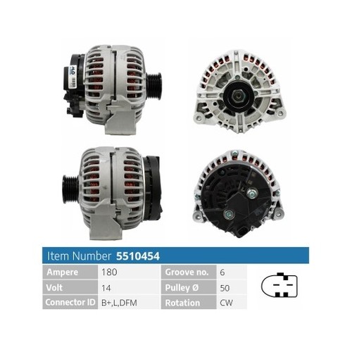 Alternator eb1670q 0124625032 - alternator,