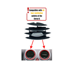 Vauxhall Opel Corsa D  Chrome