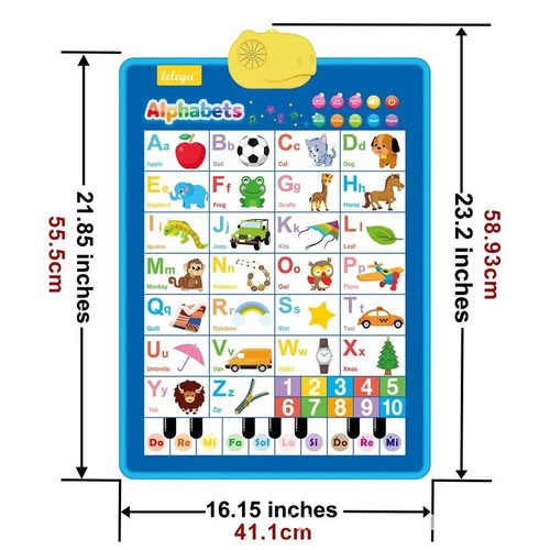Electronic abc learning - abc, wall
