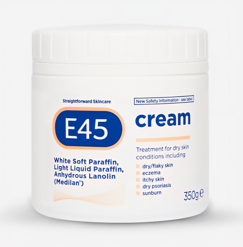 E45 moisturiser cream for - moisturiser, dry