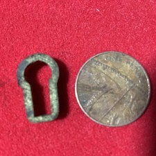Vintage small brass escutcheon - vintage,