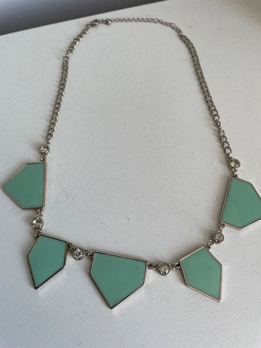 Mint green geometric - green, statement