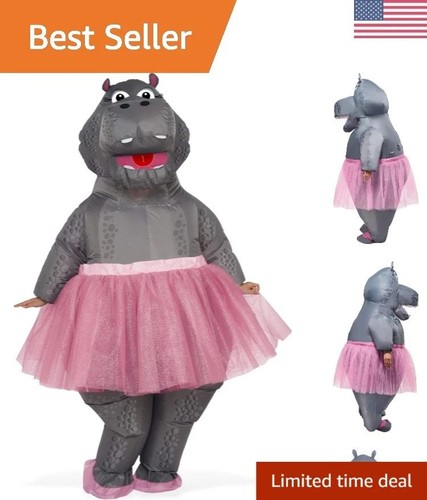Funny adult inflatable hippo - inflatable,