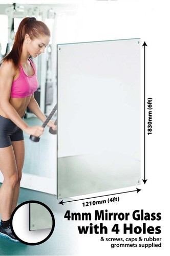 Large mirror glass - mirror,