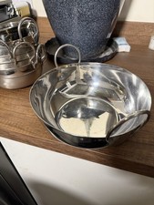 Medium Sized Karahi Stainless Steel