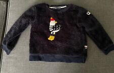Weekend a la mer Blue Fluffy Jumper With Seagull Detail Size 24m (2 Years) 