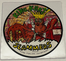 KING KURT Slammers 1985 STIFF 1st Pressing 7" Picture Disc - Near Mint