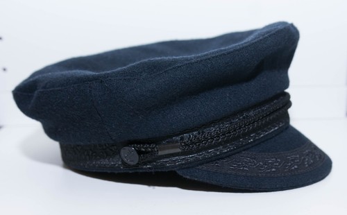 Wool mix skipper cap - wool,