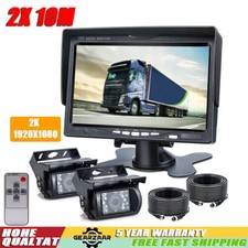 2x Car Reversing Camera + 7"