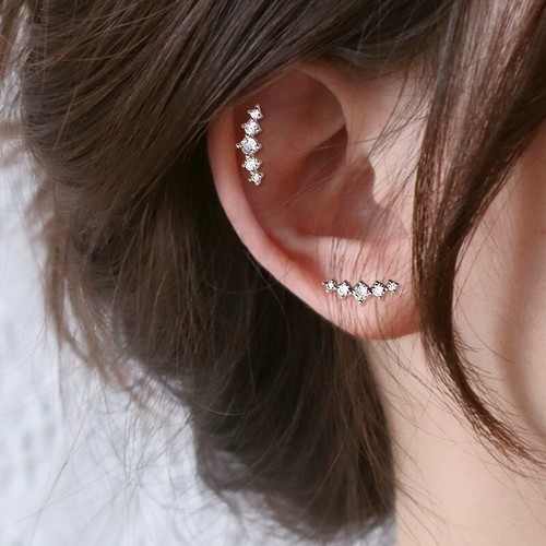 Labret piercing ear - labret, ring