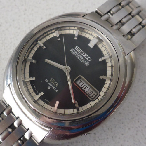 Seiko 5actus vintage - seiko, ss,