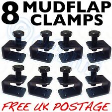 8x UNIVERSAL MUD FLAP CLAMPS C