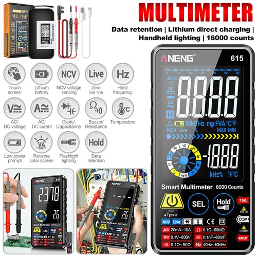 Smart lcd digital multimeter - lcd,