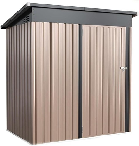 5x3ft metal garden shed - metal,