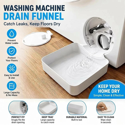 Washing machine drainage tray - machine,