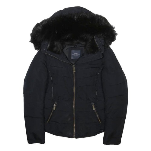 Zara womens black - faux, fur