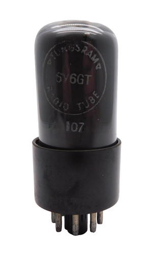 Tungsram 6v6gt grey glass - tungsram,