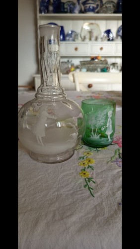 Vintage mary gregory style - vintage,