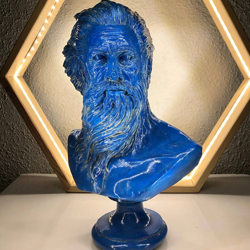 Handmade poseidon sculpture - poseidon,