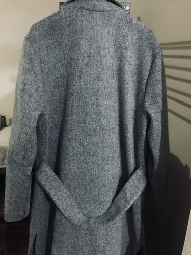 New look grey longline - look, coat