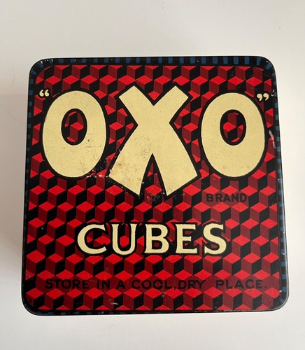 Oxo tin vintage - tin,