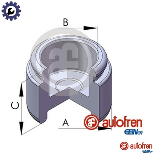 Piston brake caliper - brake, d02538