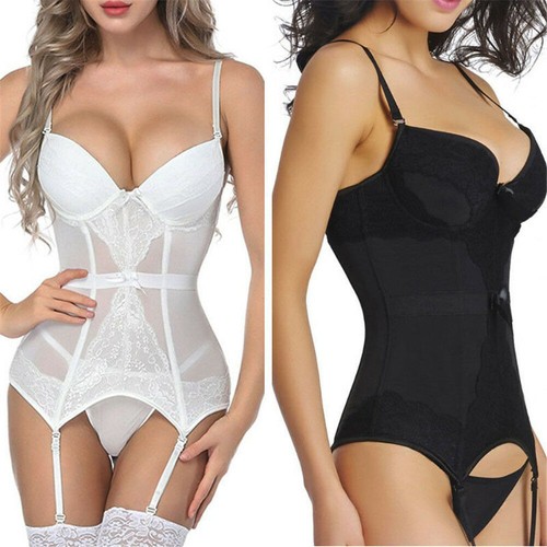 Sexy white soft basque - white,