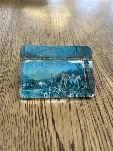 Vintage triangular fox hunting - fox,