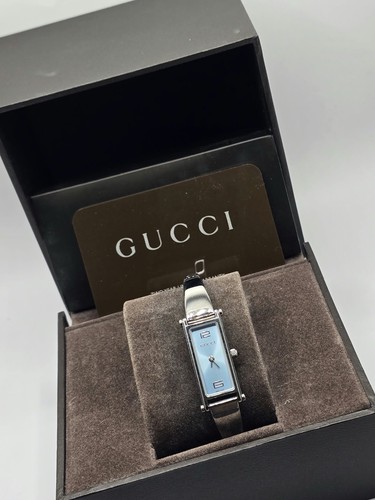 Gucci 1500l ladies blue dial - gucci,